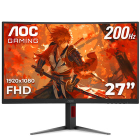 AOC C27G4H2 front view for immersive curved gaming