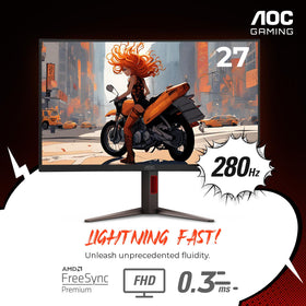 AOC C27G4ZH high-refresh-rate gaming for silky motion and quick reactions