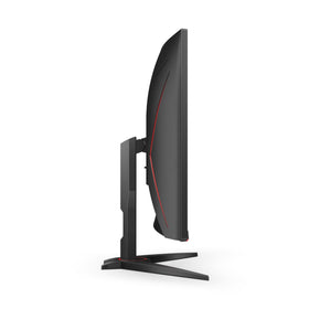 AOC C32G2ZE versatile DP/HDMI/VGA ports with VESA compatibility.