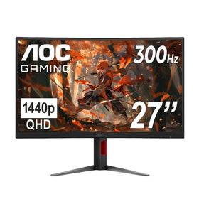 AOC CQ27G4ZH curved immersion enhances gameplay and field of view.
