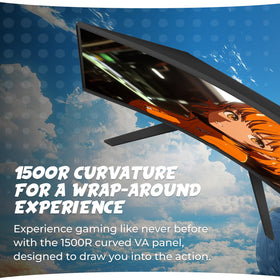 CQ32G4VE 180Hz refresh rate supports smooth, fast-paced gameplay.