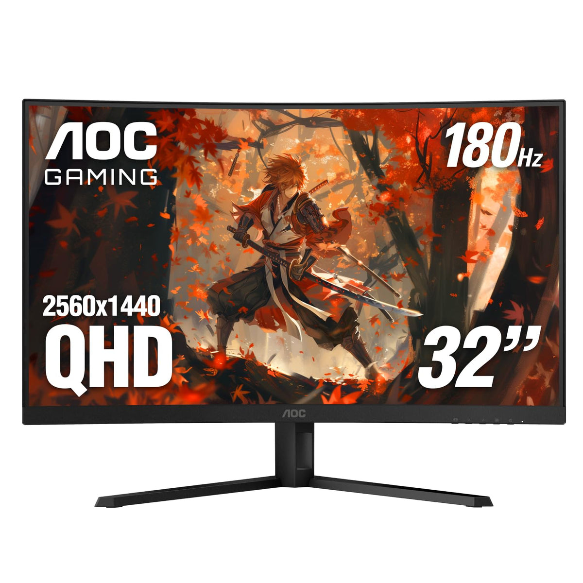 AOC CQ32G4VE curved 32-inch display for immersive gaming experiences.