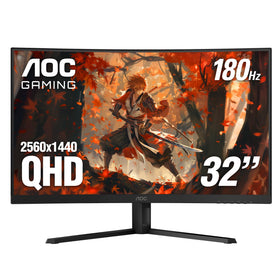 AOC CQ32G4VE curved 32-inch display for immersive gaming experiences.