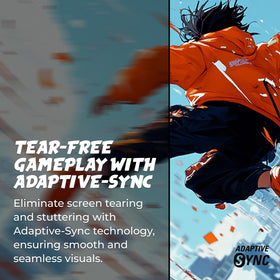 CQ32G4VE wide color gamut delivers vibrant scenes and nuanced shading.
