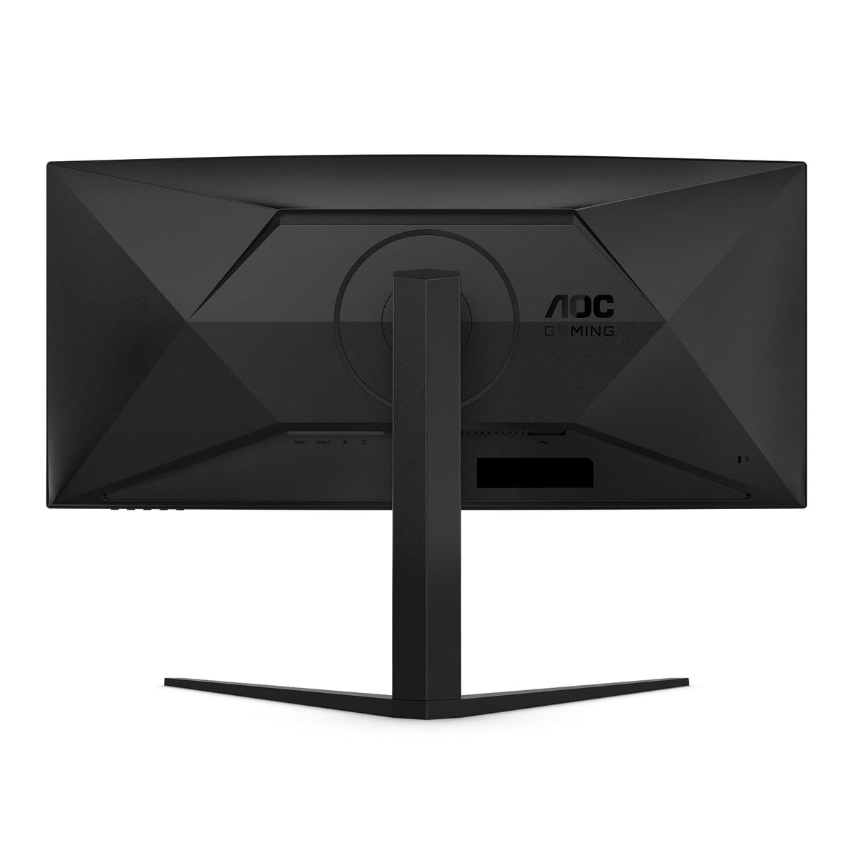 AOC CU34G4V built-in audio out for private listening while gaming.