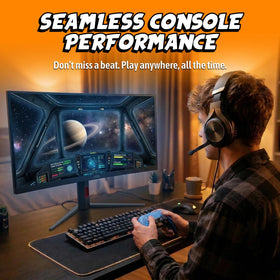 AOC CU34G4Z DisplayPort 1.4 and HDMI 2.1 connectivity options.