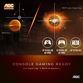 AOC CQ27G3S 1ms response time reduces blur for precise targeting.