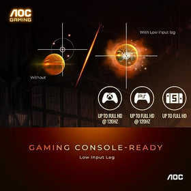 AOC Q27G3XMN Adaptive-Sync enables tear-free gaming during intense matches.