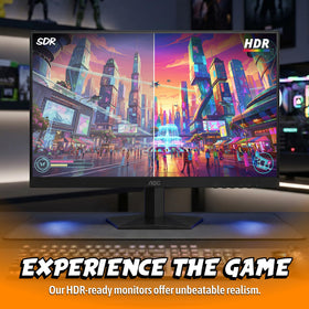 AOC Q27G41ZE showing 240Hz refresh for smooth esports action and fast response