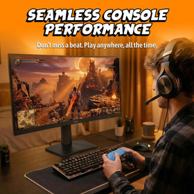 Frameless three-sided bezel on AOC Q27G41ZE for immersive multi-monitor layouts
