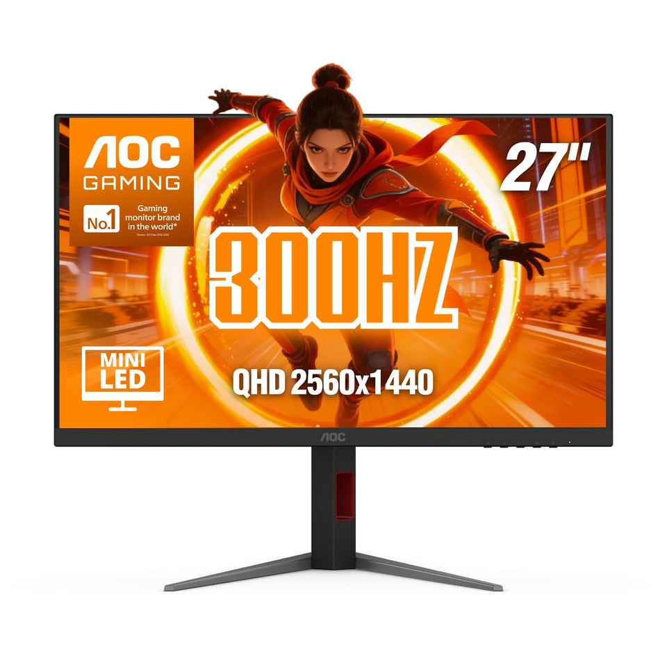AOC Q27G4SMN 27-inch mini-LED display delivering immersive gaming visuals