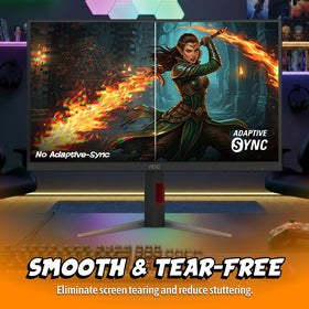 Adaptive-Sync reduces tearing for smooth, consistent gameplay on the Q27G4SMN