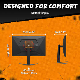 DisplayPort 1.4 and HDMI 2.1 connectivity on the Q27G4SMN
