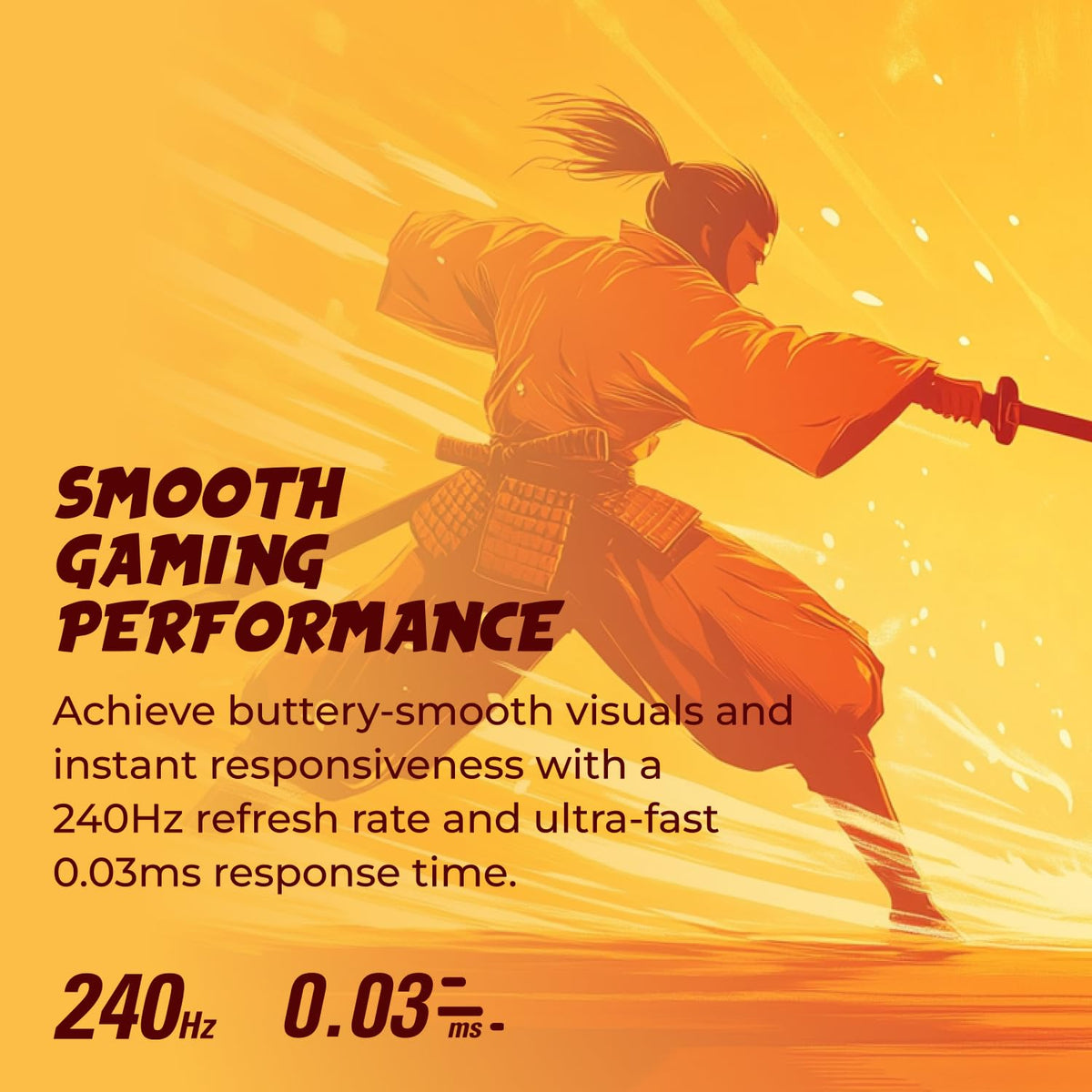 AOC Q27G4ZD at 240Hz delivering smooth, fast action.