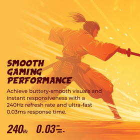 AOC Q27G4ZD at 240Hz delivering smooth, fast action.