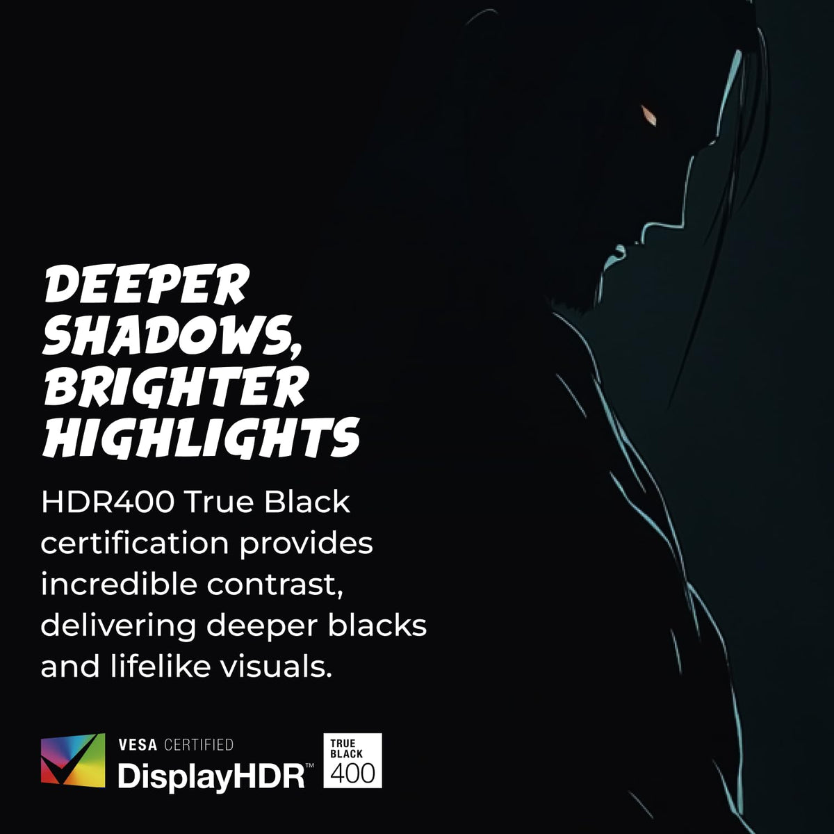 AOC Q27G4ZD HDR10 with rich colors and contrast.