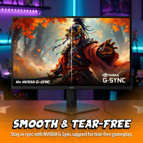 AOC Q27GAZD ports layout with DisplayPort, HDMI and USB 3.2 connections