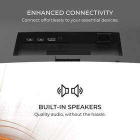 AOC U27B3A built-in speaker and eye care features for comfortable use