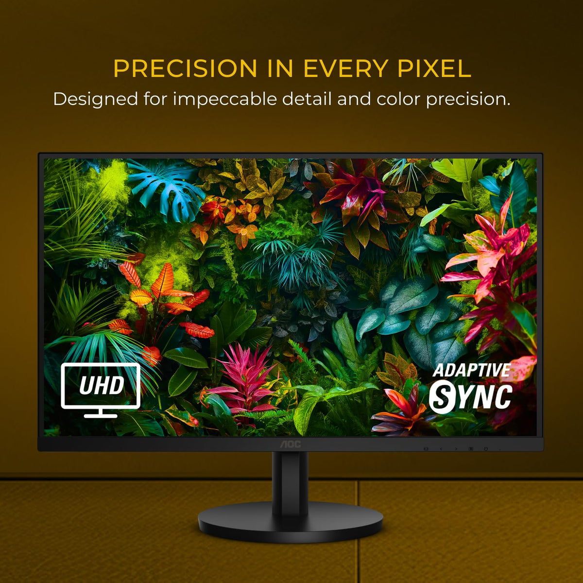 AOC U27B3A IPS panel with accurate colors and wide viewing angles