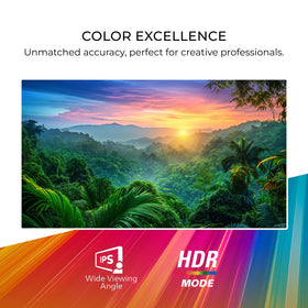 AOC U27B3A three-sided frameless design for seamless setups