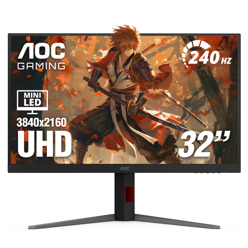 AOC U32G4ZMN 31.5-inch 4K mini-LED panel delivering vivid detail for games and media