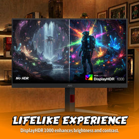 AOC U32G4ZMN G-Sync compatibility ensures tear-free, fluid gameplay