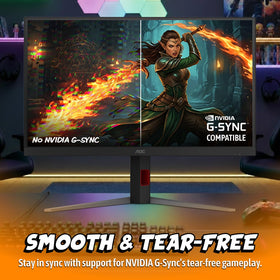AOC U32G4ZMN Shadow Control and Game Mode tailor visuals to your scene
