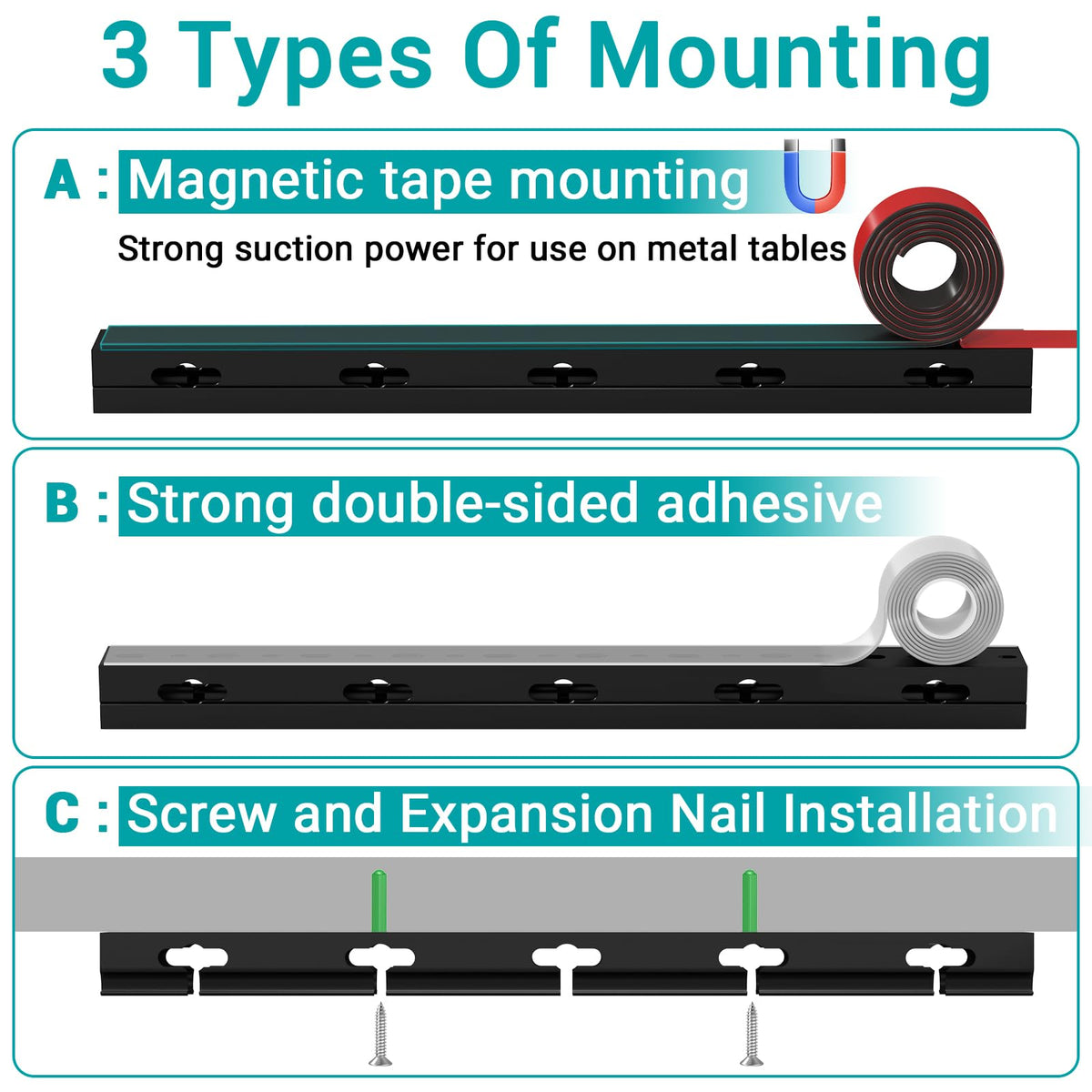 Aocii cable hider boosts workstation clarity for gaming and office.