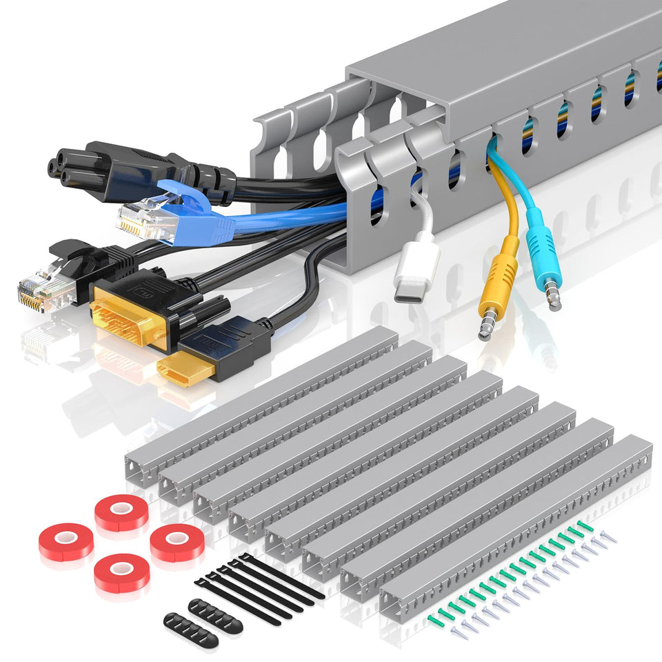 Aocii Open Slot Wire Duct Kit overview for organized cables