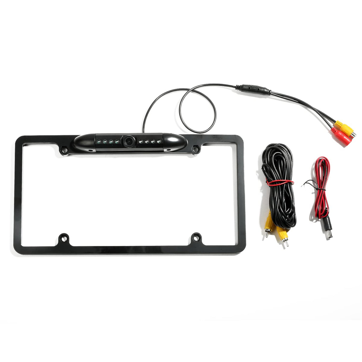 AOCISKA iron license plate frame offers durable protection.