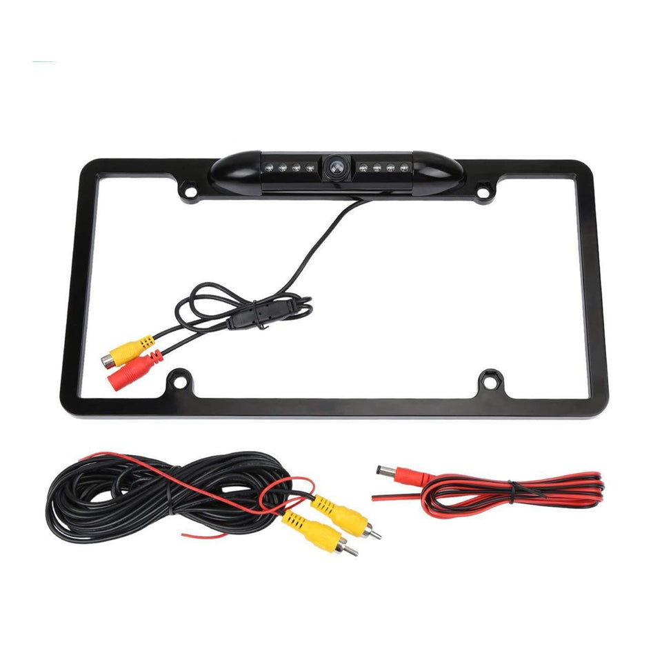 AOCISKA license plate frame backup camera front view for secure display and clear rear assist.