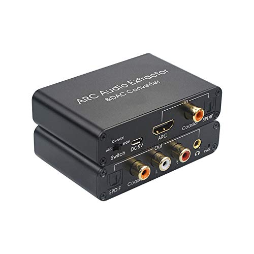 Aodafy HDMI ARC Audio Extractor Pro arc output ports for multi-device sound.