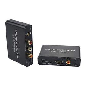 Aodafy ARC mode supports TV remote volume control for RCA and 3.5mm.