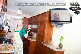 AoeSpy CCTV camera setup, turn HDMI signals into coax RF for monitoring.