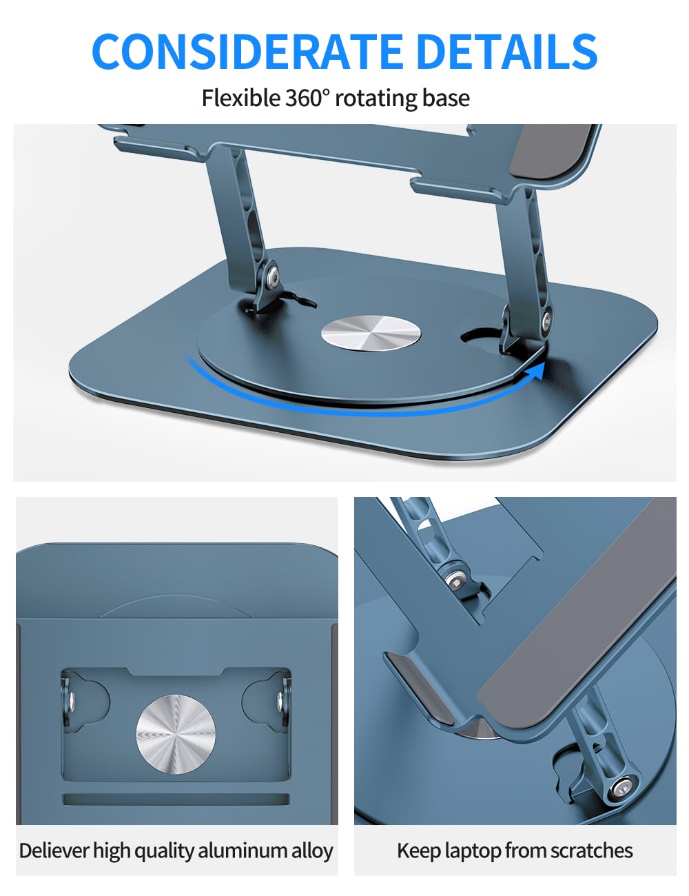 AOEVI folded flat showing compact storage benefit for small desks