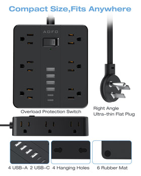 AOFO eco-friendly PC housing resists high temps up to 1382℉.
