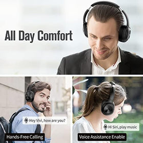 AOGKTON worn by commuter in office setting offering clear calls benefit