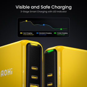AOHI Magcube GaN+ compact design reduces size while delivering power
