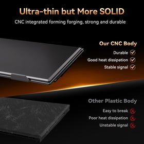 AOKER 178-degree viewing with matte coating reduces glare for comfortable use.