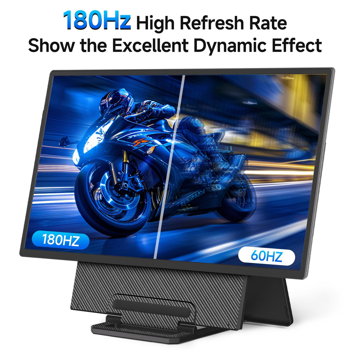 AOKER 2560x1440 180Hz display for crisp visuals and smooth scrolling.