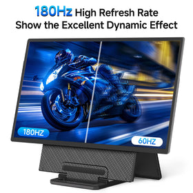 AOKER 2560x1440 180Hz display for crisp visuals and smooth scrolling.