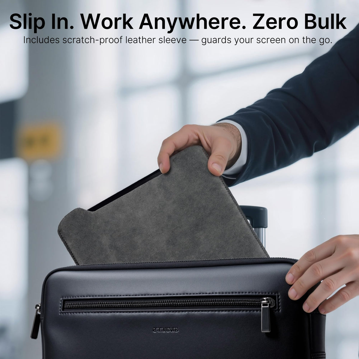 AOKER Laptop Screen Extender Dual-Monitor Setup enables multitasking side-by-side
