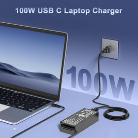 AOKNZEVM 100W USB-C charger side ports view showing compatibility