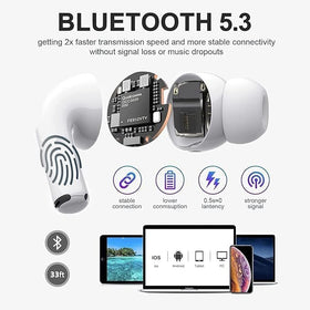 AOLBSPD open charging case showcasing battery-ready earbuds for extended playtime
