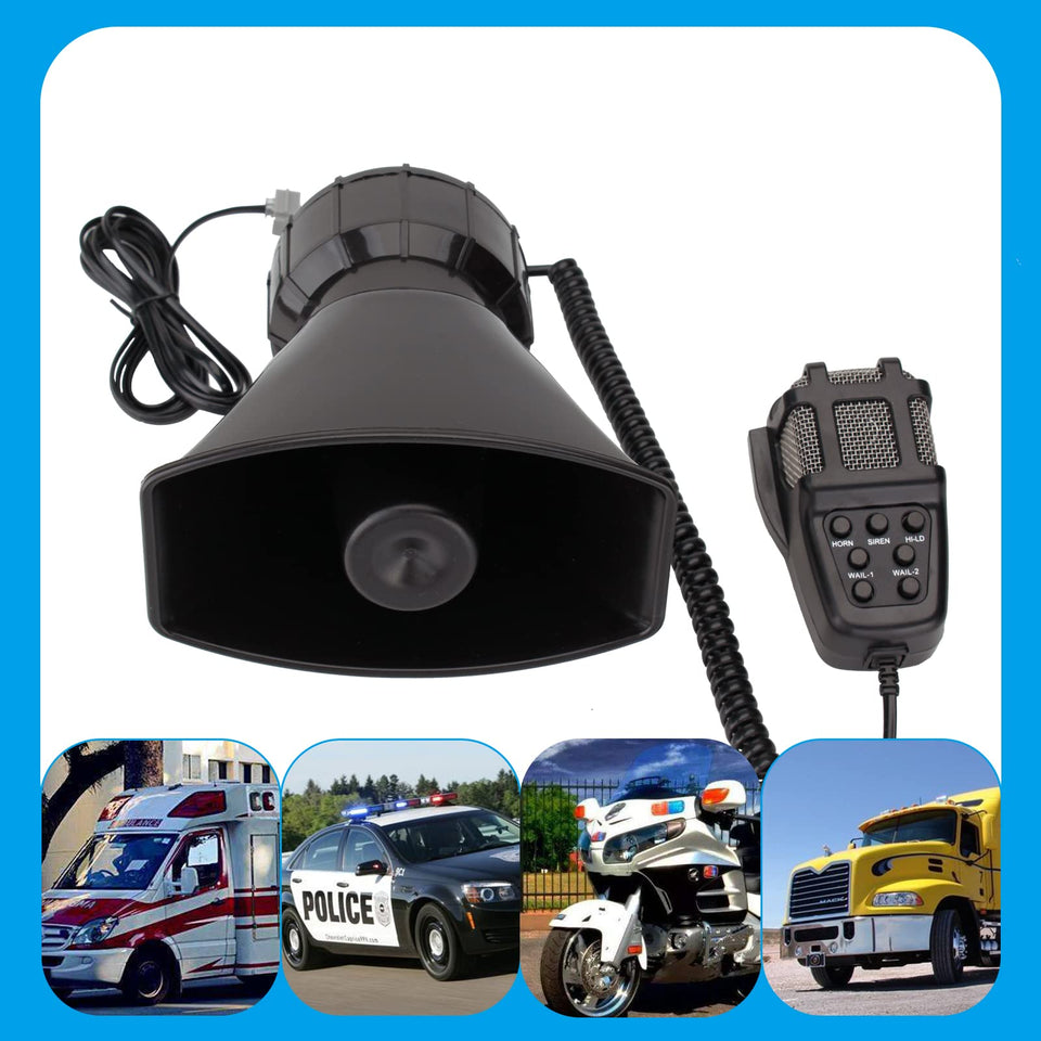 Aolihan car siren seven-tone system ready for emergency signaling on the road.