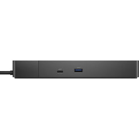 AOM Dell WD19DCS ports close-up highlighting USB-C and Ethernet for fast setup