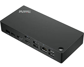 AOM ThinkPad Dock Gen 2 provides three USB-A 3.1 Gen 2 ports for fast peripherals.