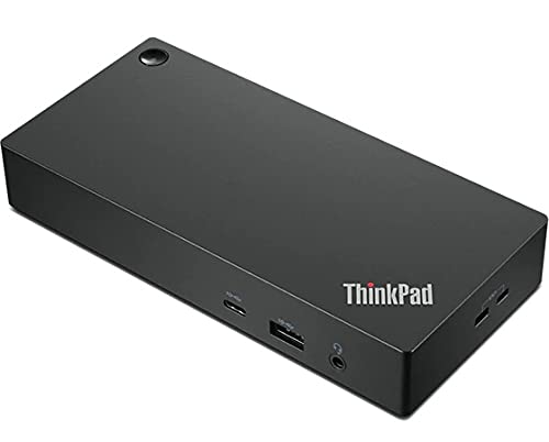 AOM ThinkPad Dock Gen 2 with detachable USB-C cable enables flexible workspace layouts.