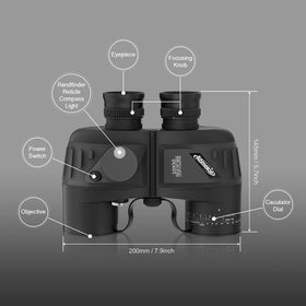 AOMEKIE 10x50 binoculars ideal for birdwatching and outdoor adventures