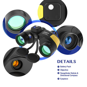 AOMEKIE 7x50 binoculars ideal for birdwatching and boating.